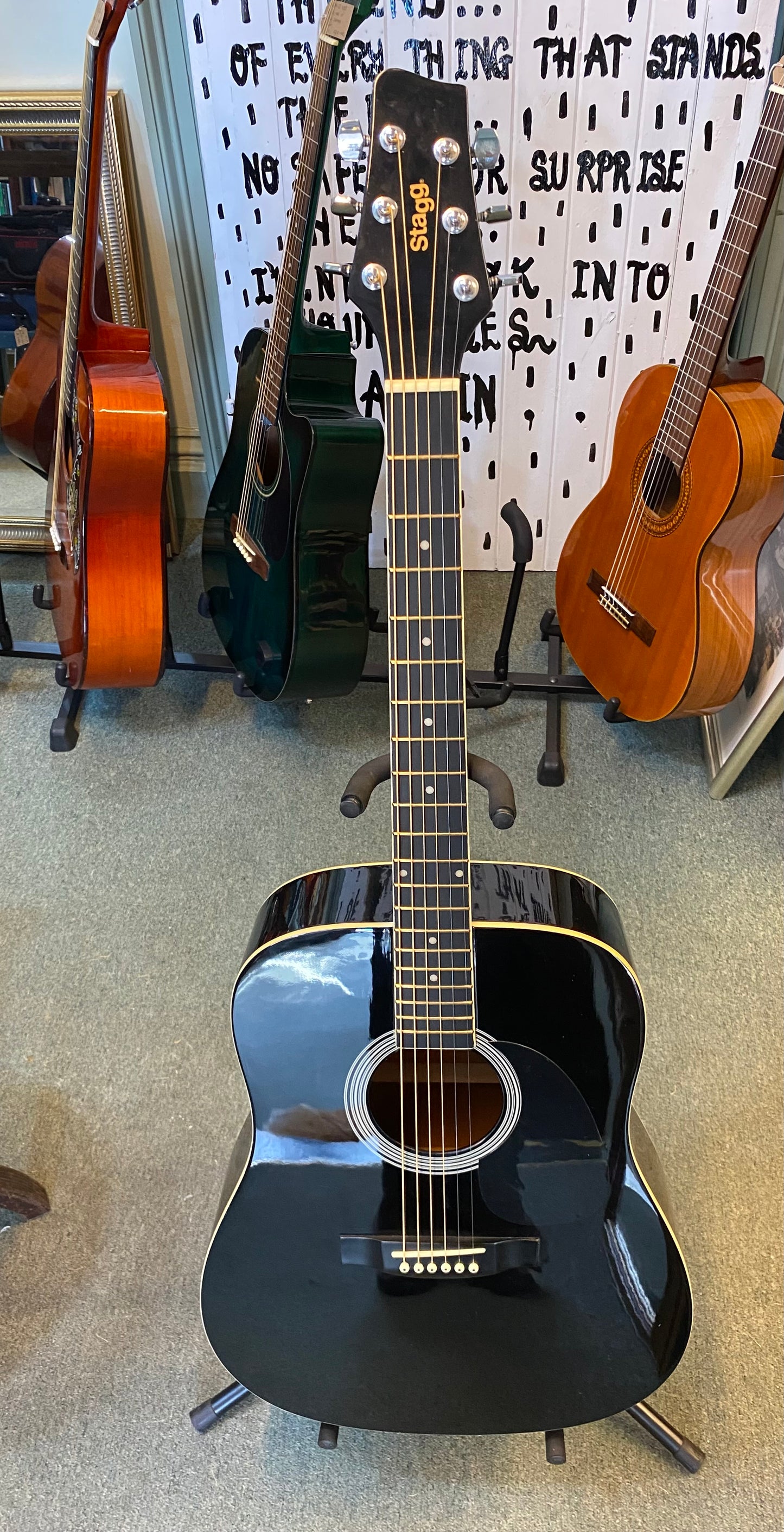 Stagg SW20LBK Acoustic Guitar