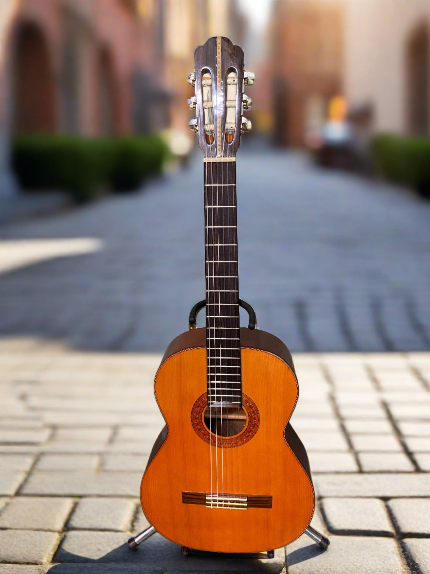 1970s Japanese Kimbara Classical Guitar Front View