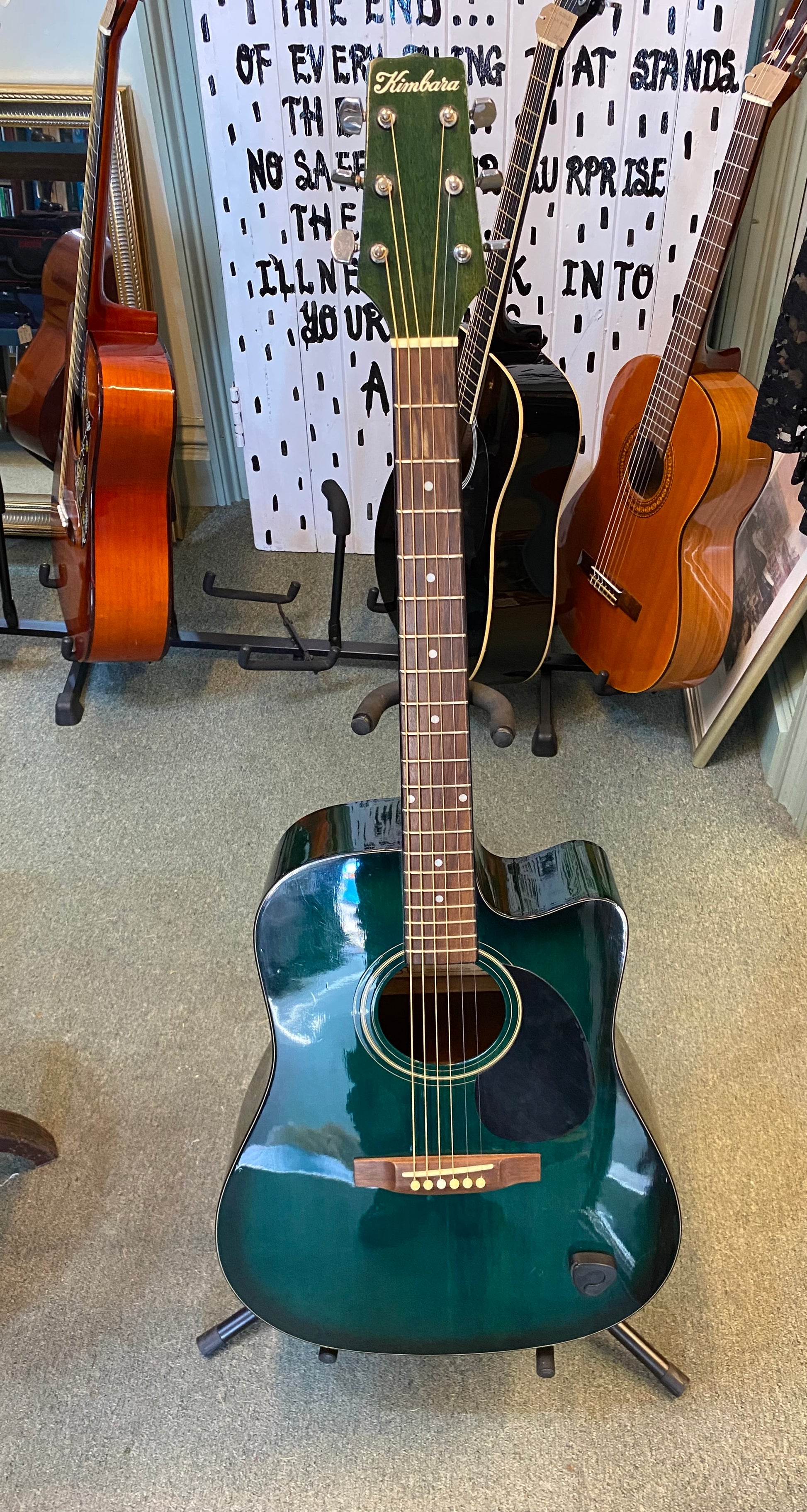 Kimbara 23CBE Electro/Acoustic Guitar 1990s