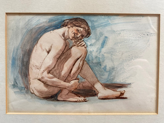 Male nude study by William Edward Frost R.A