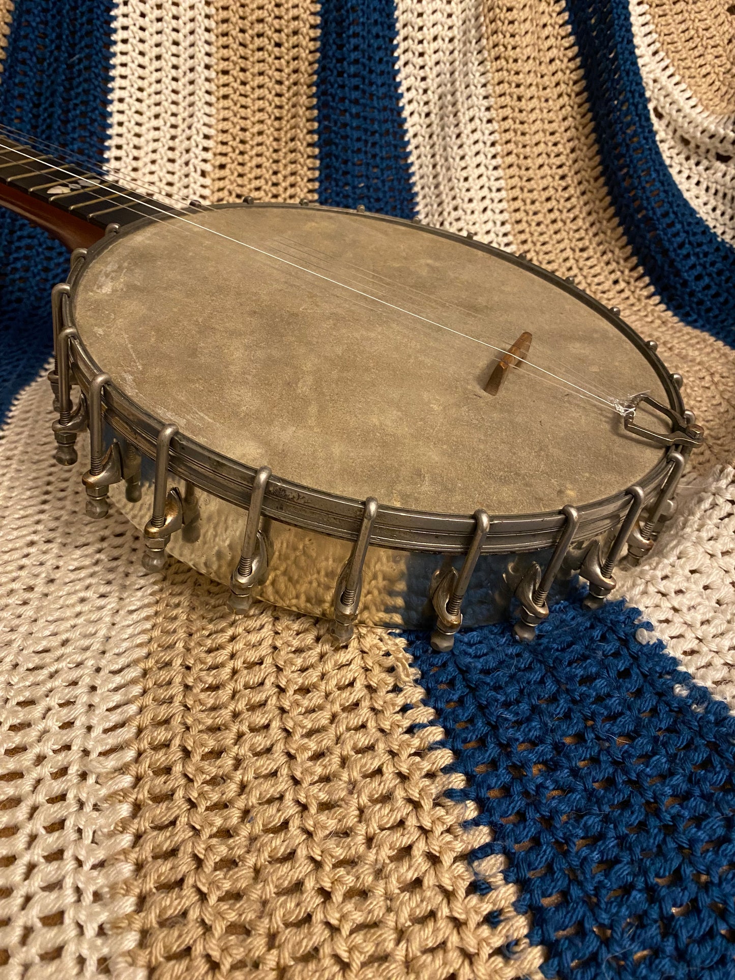 Thompson & Odell Artist Open Back 5 String Banjo c1880s