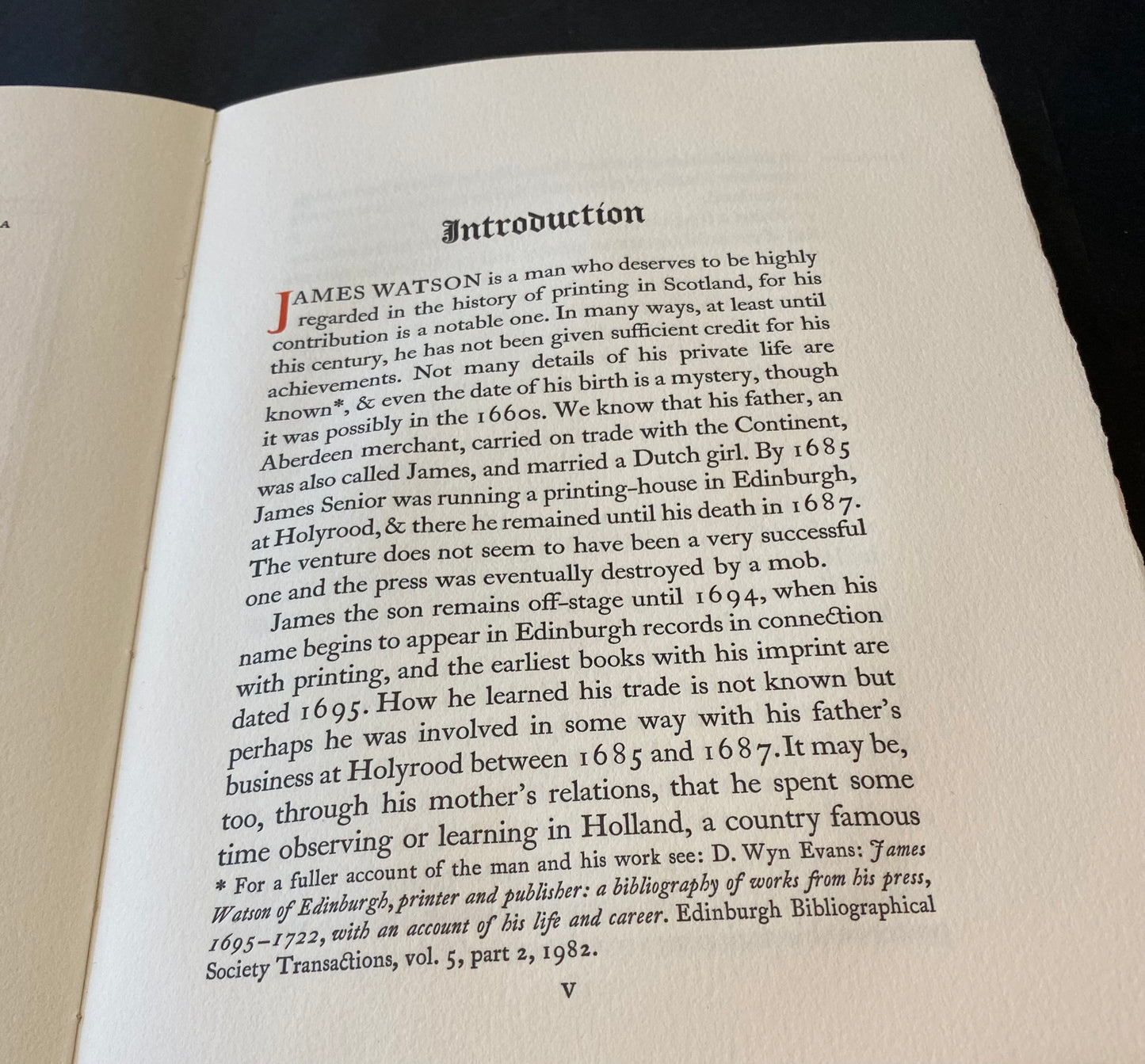 Rules and directions to be observed in printing houses reprint by Thomas Rae of the Black Pennell Press 1988 First Edition