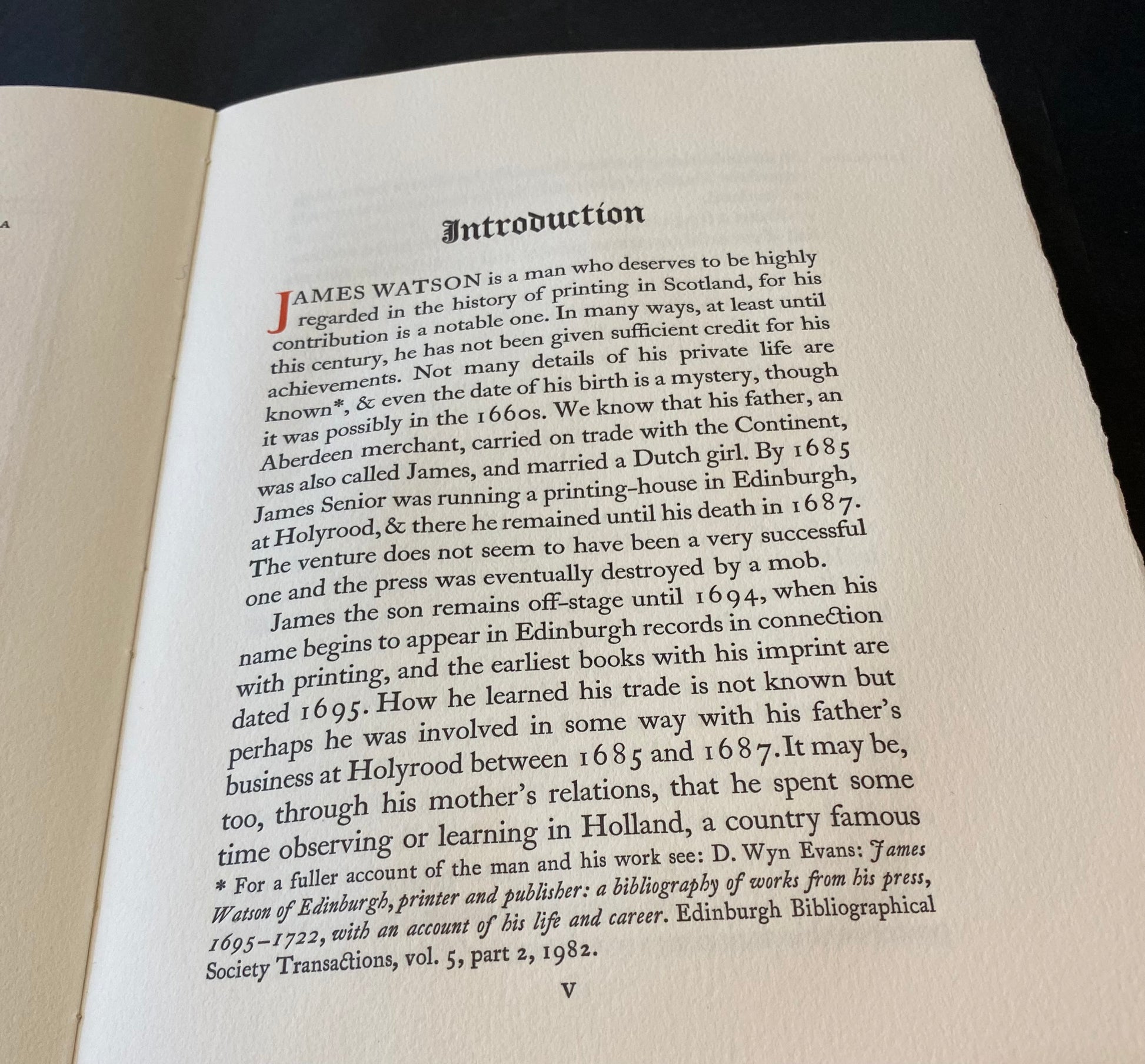 Rules and directions to be observed in printing houses reprint by Thomas Rae of the Black Pennell Press 1988 First Edition