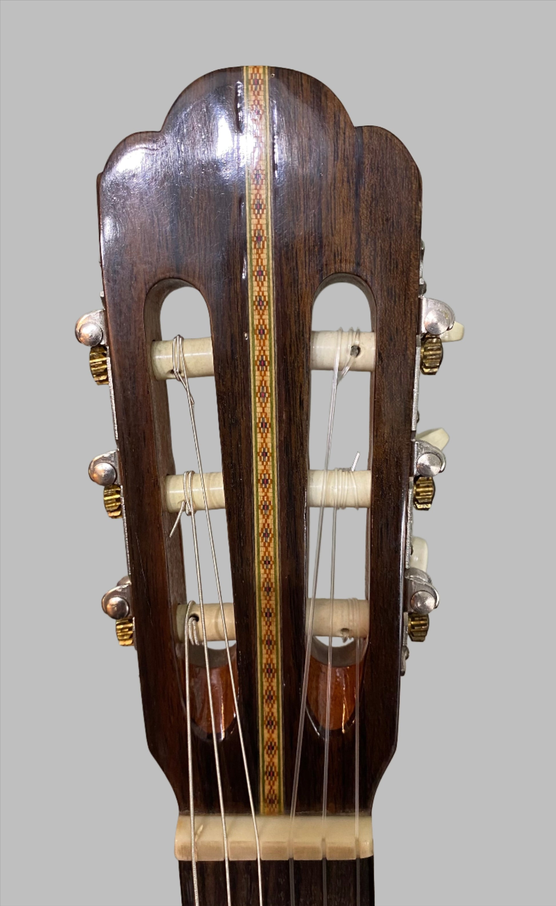 1970s Japanese Kimbara Classical Guitar Front Headstock