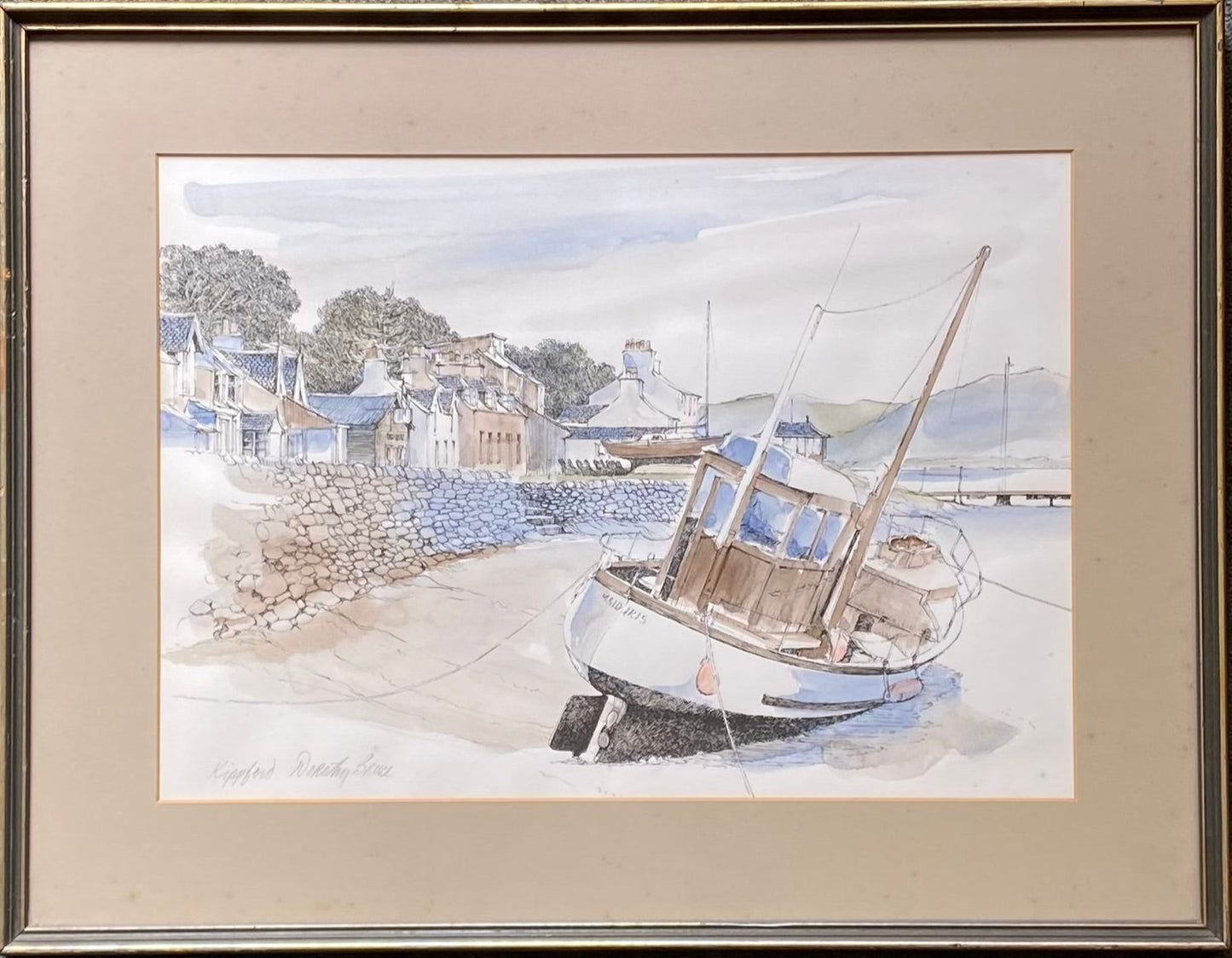 Kippford, Scotland watercolour by Dorothy Bruce