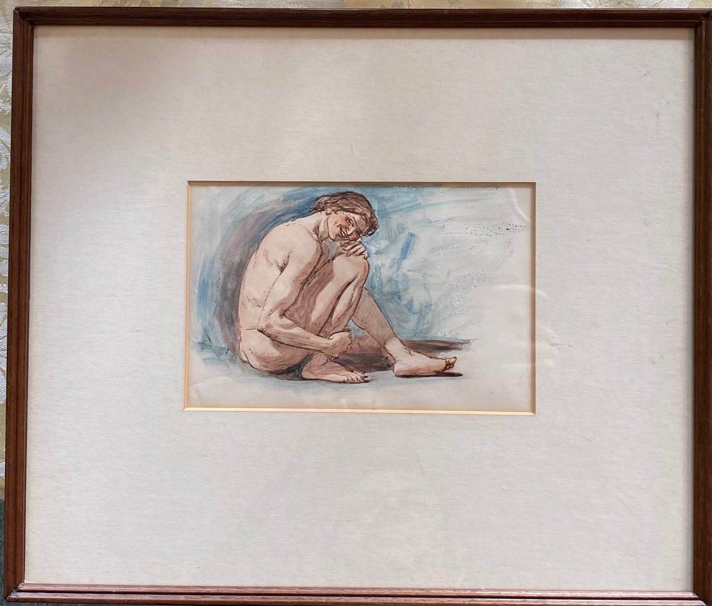 Male nude study by William Edward Frost R.A